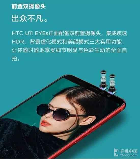 HTC U11 Eye Design, Configuration and Features